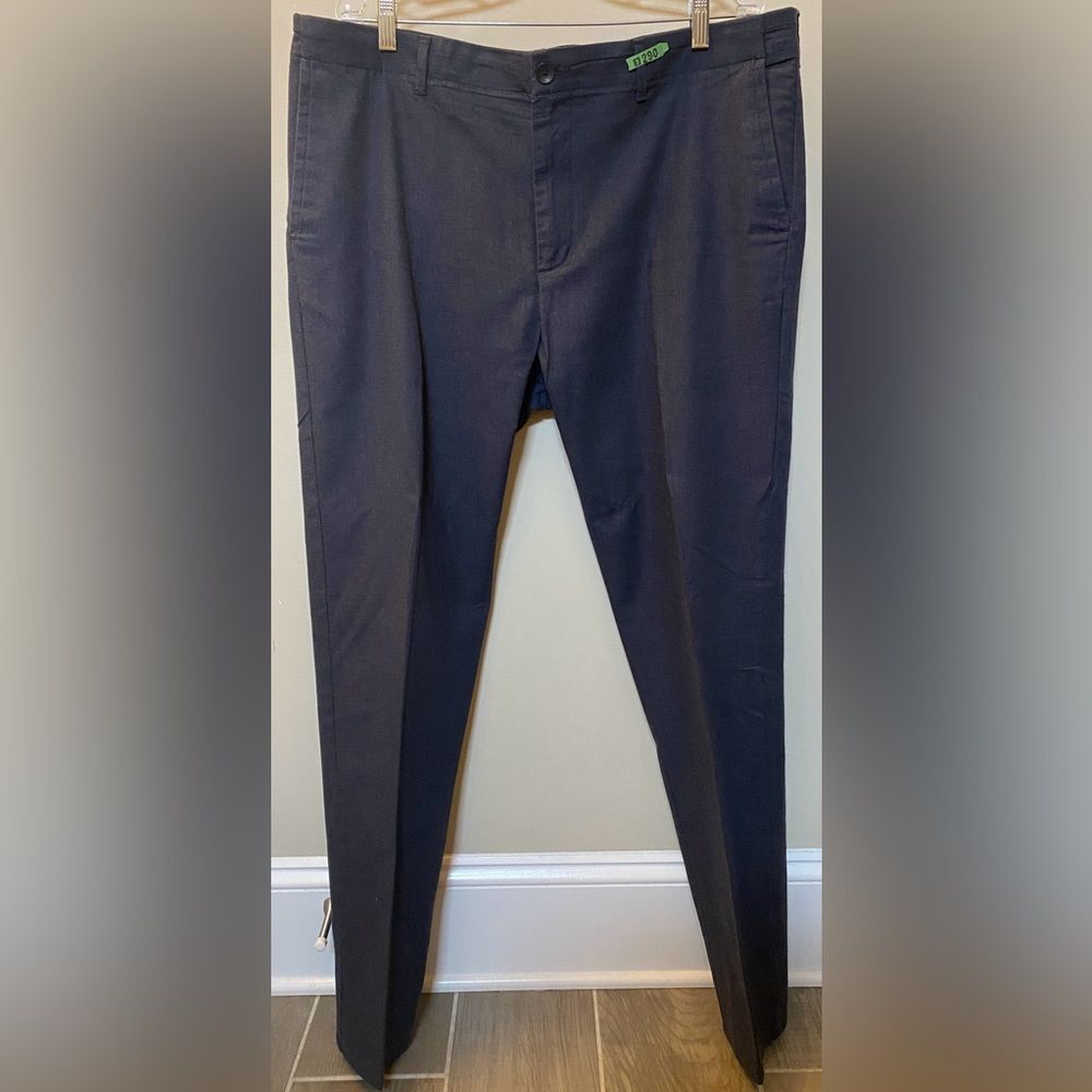 Calibrate Blue Grey Dress Pants Men's Sz 40 Waist Sz 34 Inseam